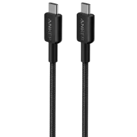 Cablu pentru telefon Braided Anker USB Type-C + USB Type-C 0.9 m / Black