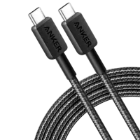 Cablu pentru telefon Braided Anker USB Type-C + USB Type-A 0.9 m / Black photo 2