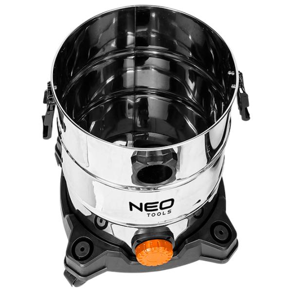 Промышленный пылесос Neo 04-738 1400 Вт / Серебряный photo 5