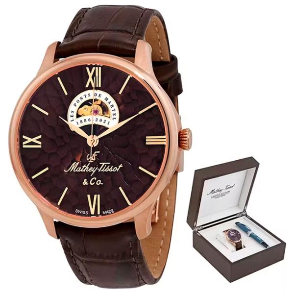 Ceas de mână pentru bărbați Mathey-Tissot MC1886PI Mecanic / 42 mm photo 1