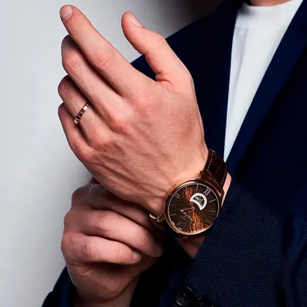 Ceas de mână pentru bărbați Mathey-Tissot MC1886PI Mecanic / 42 mm photo 2
