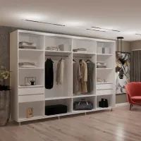 Dulap My-Style Cupe 330 x 60 x 220 / PAL / White photo 3