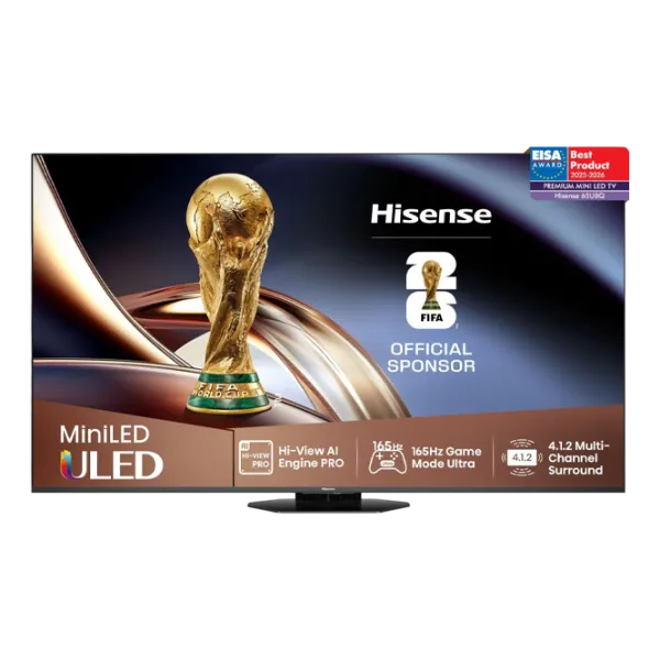 Televizor Hisense 65U8Q 65" / MiniLED / 4K / Smart TV / Black photo 1