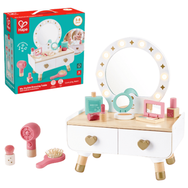 Ролевые игры Hape My Stylish Dressing Table 3+ / set de frumusete  photo 1