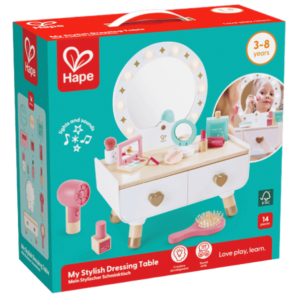 Ролевые игры Hape My Stylish Dressing Table 3+ / set de frumusete  photo 7