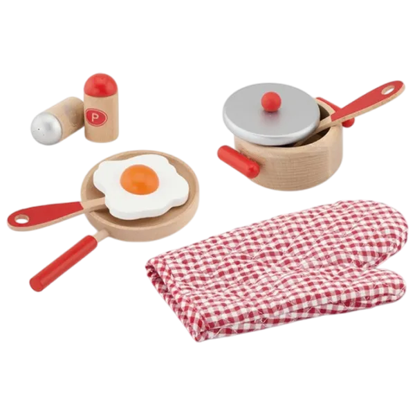 Ролевые игры VIGA The Little Chef 3+ / набор посуды photo 1