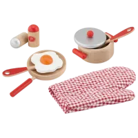 Ролевые игры VIGA The Little Chef 3+ / набор посуды