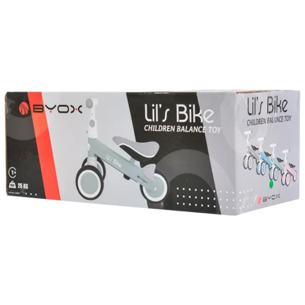 Bicicletă fără pedale Moni Lil`s Bike  Plastic / Gray White photo 7