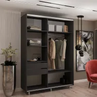 Dulap My-Style Cupe 170 x 60 x 230 / PAL / Anthracite photo 2