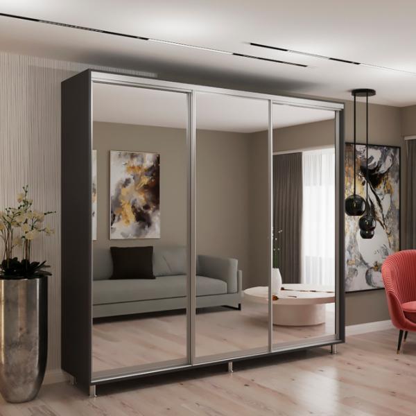 Dulap My-Style Cupe 230 x 60 x 200 / PAL / Anthracite photo 3