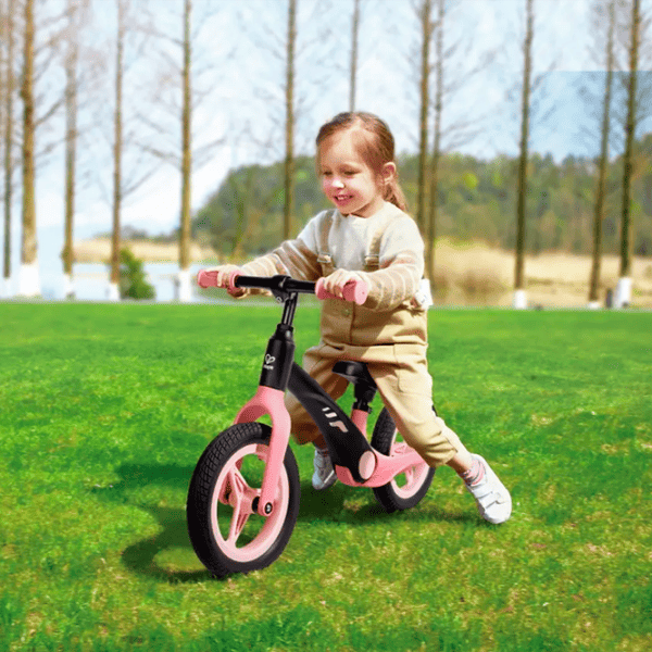 Bicicletă fără pedale Hape Learner Balance Bike  Polimer / Pink Black photo 7