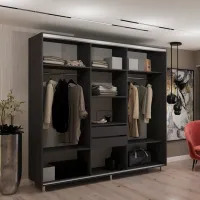 Dulap My-Style Cupe 250 x 60 x 240 / PAL / Anthracite photo 2
