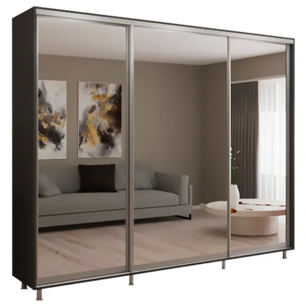 Шкаф My-Style Cupe 260 x 60см x 240 / ЛДСП / Anthracite photo 1