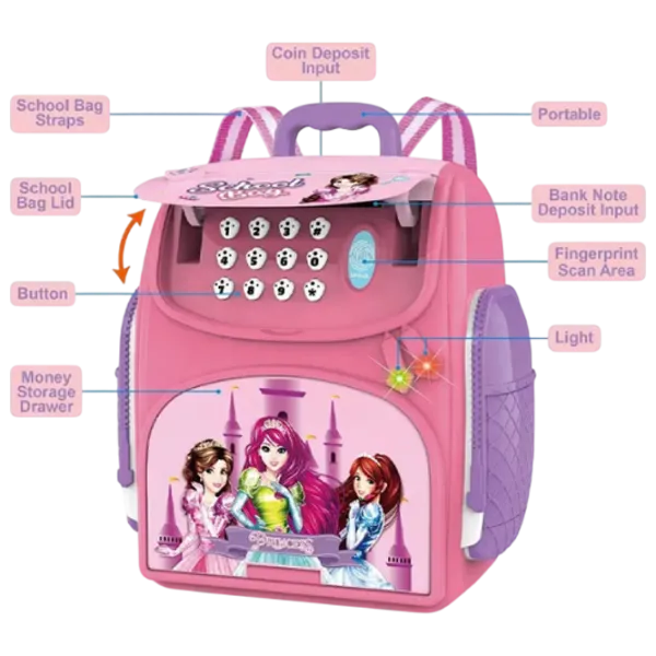 Ролевые игры Essa Toys Piggy Bank School Bag 3+ / Сейф photo 4