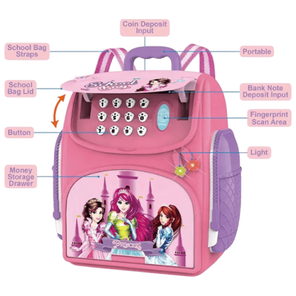 Ролевые игры Essa Toys Piggy Bank School Bag 3+ / Сейф photo 4