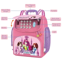 Joc de rol Essa Toys Piggy Bank School Bag 3+ / Seif photo 4