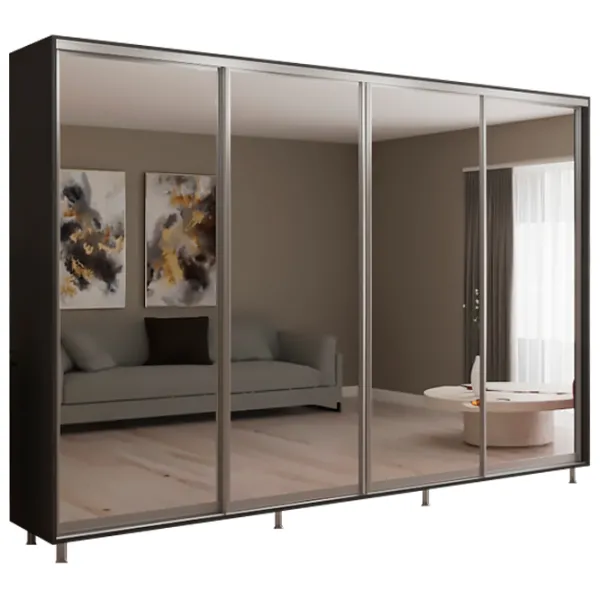 Шкаф My-Style Cupe 310 x 60см x 240 / ЛДСП / Anthracite photo 1