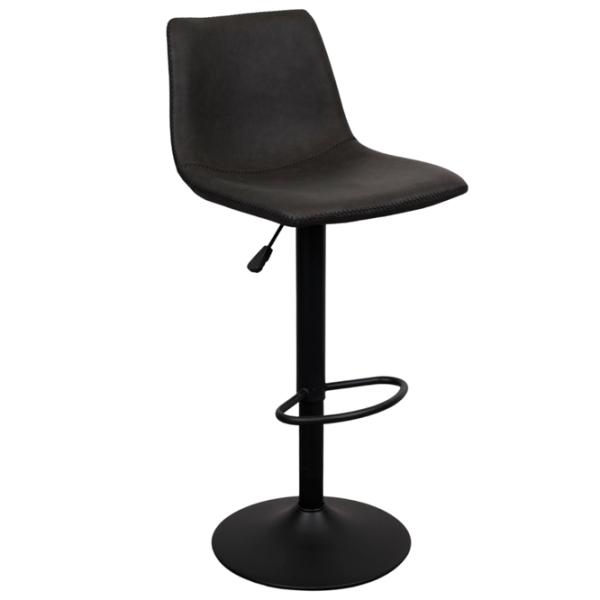 Scaun de bar DecoPrim SB-91 Piele artificială / Oțel / Black photo 1