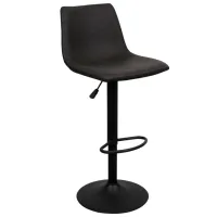 Scaun de bar DecoPrim SB-91 Piele artificială / Oțel / Black