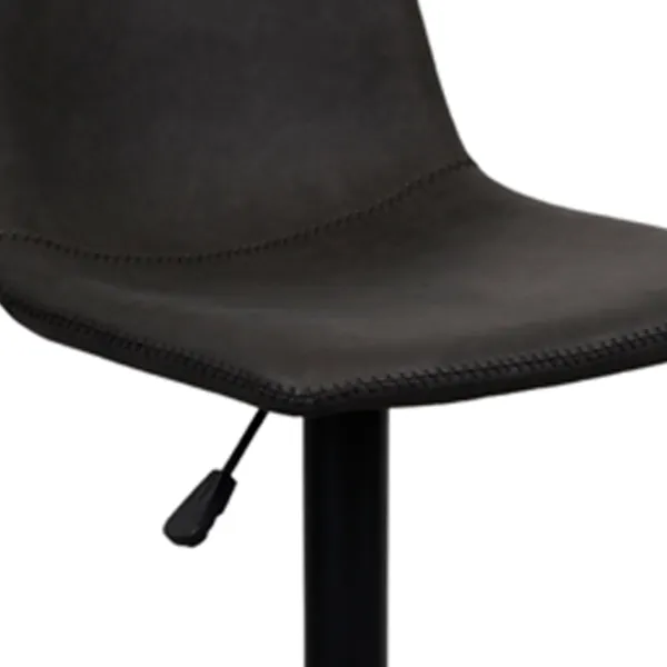 Scaun de bar DecoPrim SB-91 Piele artificială / Oțel / Black photo 2