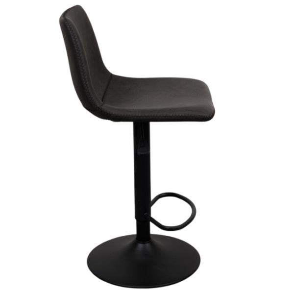 Scaun de bar DecoPrim SB-91 Piele artificială / Oțel / Black photo 4