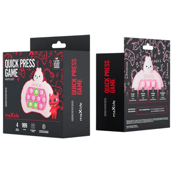 Интерактивная игрушка Maxlife MXPS-100 Rabbit MXPS-100  / Pink Розовый photo 5