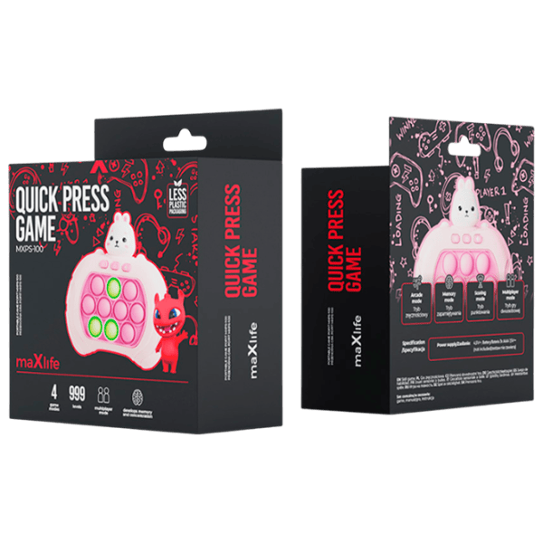 Интерактивная игрушка Maxlife MXPS-100 Rabbit MXPS-100  / Pink Розовый photo 5