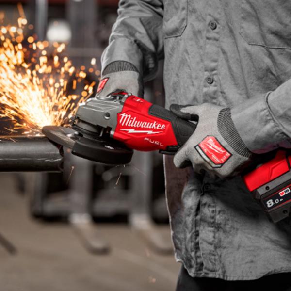Шлифовальная машина Milwaukee 4933493418 Угловая / 1800 Вт / Красный photo 7