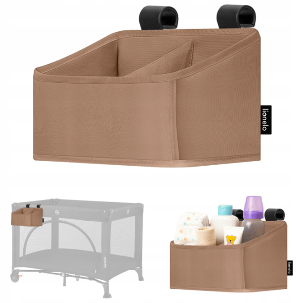 Organizator pentru mama Lionelo Sidepocket Small Beige / Poliester photo 3