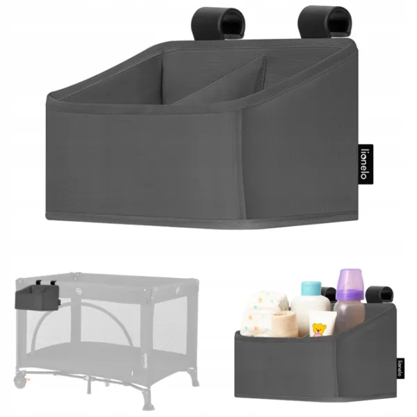 Organizator pentru mama Lionelo Sidepocket Small Gray / Poliester photo 3
