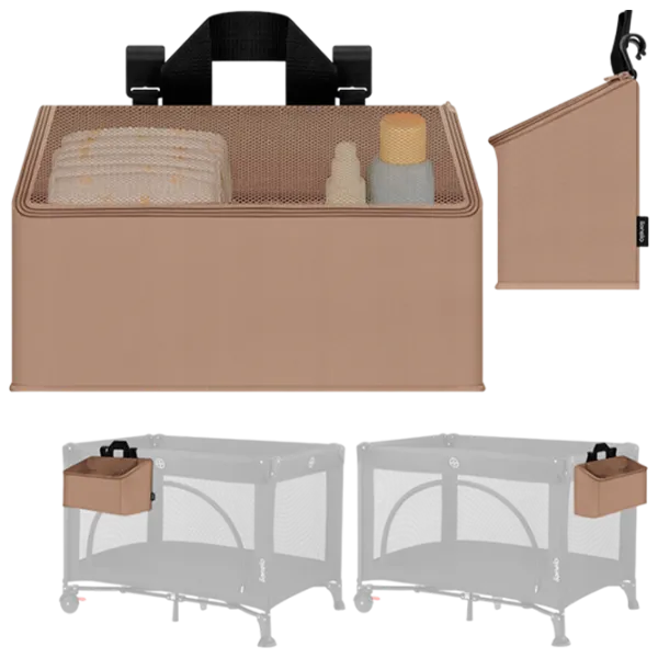 Organizator pentru mama Lionelo Sidepocket Medium Beige / Poliester photo 2