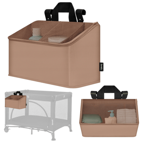 Organizator pentru mama Lionelo Sidepocket Medium Beige / Poliester photo 3