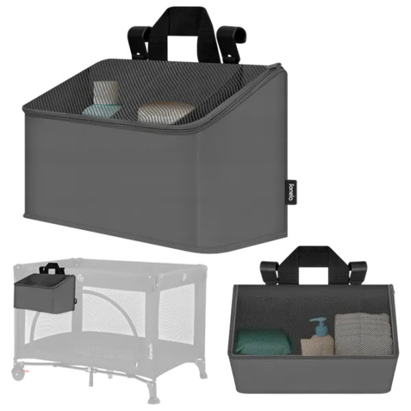 Organizator pentru mama Lionelo Sidepocket Medium Gray / Poliester photo 2