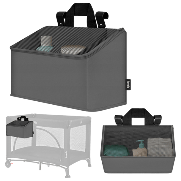 Organizator pentru mama Lionelo Sidepocket Medium Gray / Poliester photo 2