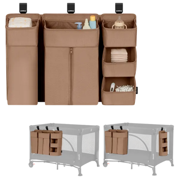 Organizator pentru mama Lionelo Sidepocket Large Beige / Poliester photo 2