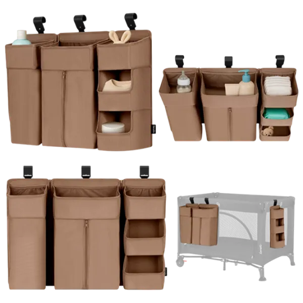Organizator pentru mama Lionelo Sidepocket Large Beige / Poliester photo 3