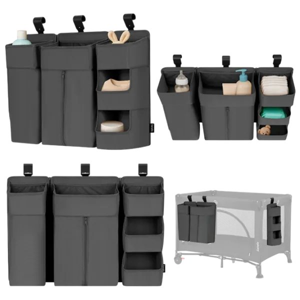 Organizator pentru mama Lionelo Sidepocket Large Gray / Poliester photo 2