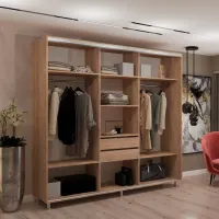 Dulap My-Style Cupe 250 x 60 x 210 / PAL / Sonoma Oak photo 2