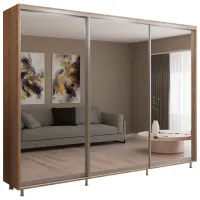 Шкаф My-Style Cupe 290 x 60см x 240 / ЛДСП / Дуб cонома