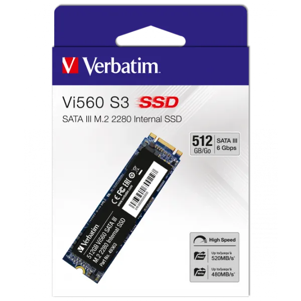 SSD Verbatim Vi560 S3 512 ГБ M.2 photo 3
