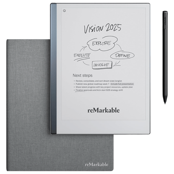 Tabletă grafică reMarkable 2 Essentials Bundle  / Gray photo 1