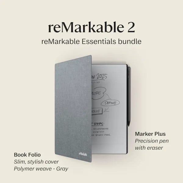 Tabletă grafică reMarkable 2 Essentials Bundle  / Gray photo 3