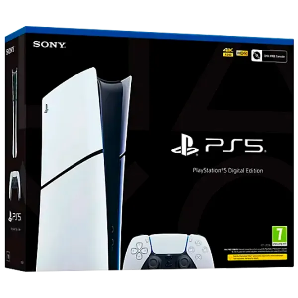 Sony PlayStation 5 Slim Digital 825 GB / White photo 6