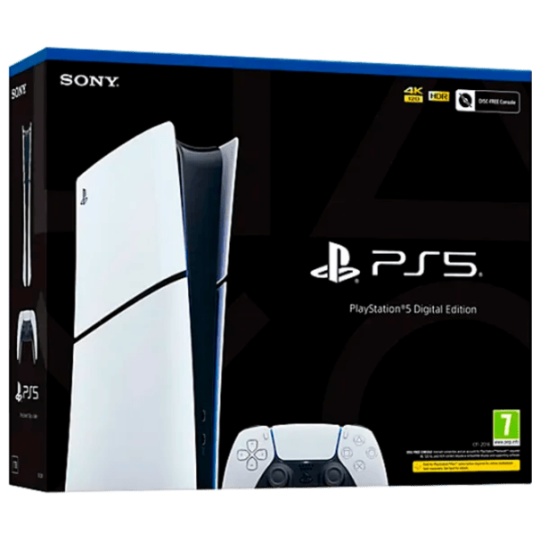 Sony PlayStation 5 Slim Digital 825 GB / White photo 6