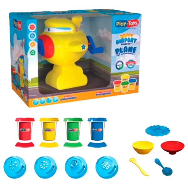 Set de creație Play Toys Play-Doh Aeroportul vesel 4285 3+ / Multicolor Multicolor photo 1