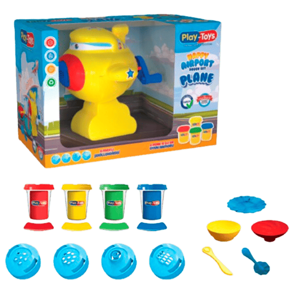 Set de creație Play Toys Play-Doh Aeroportul vesel 4285 3+ / Multicolor Multicolor photo 1