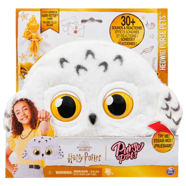 Детская сумка Spin Master Purse Pets Hedwig 6066127 Harry Potter / Оранжевый Белый photo 1