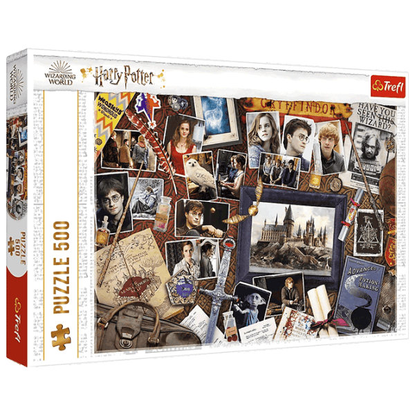 Puzzle Trefl Hogwart Memories 10+/ Количество деталей: 500 photo 1