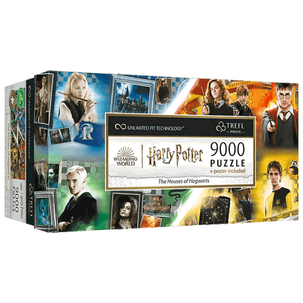 Puzzle Trefl The Houses of Hogwarts 12+/ Количество деталей: 9000 photo 1