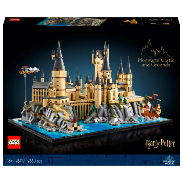 Конструктор LEGO Hogwarts Castle and Grounds Классический/ Бежевый photo 1
